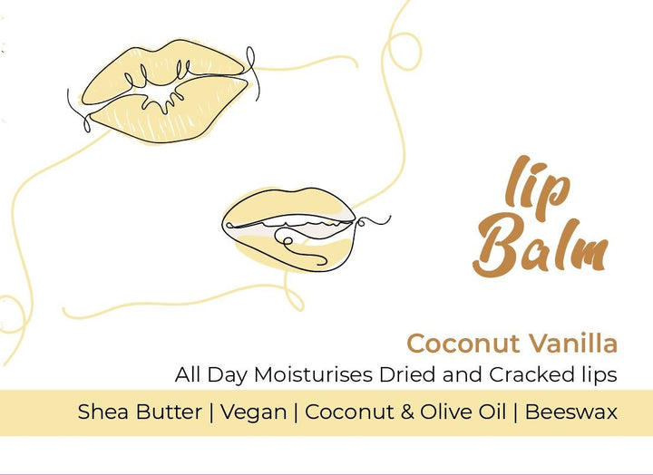 Candy Lip Balm - Coconut Vanilla (8gm) Lip Balm