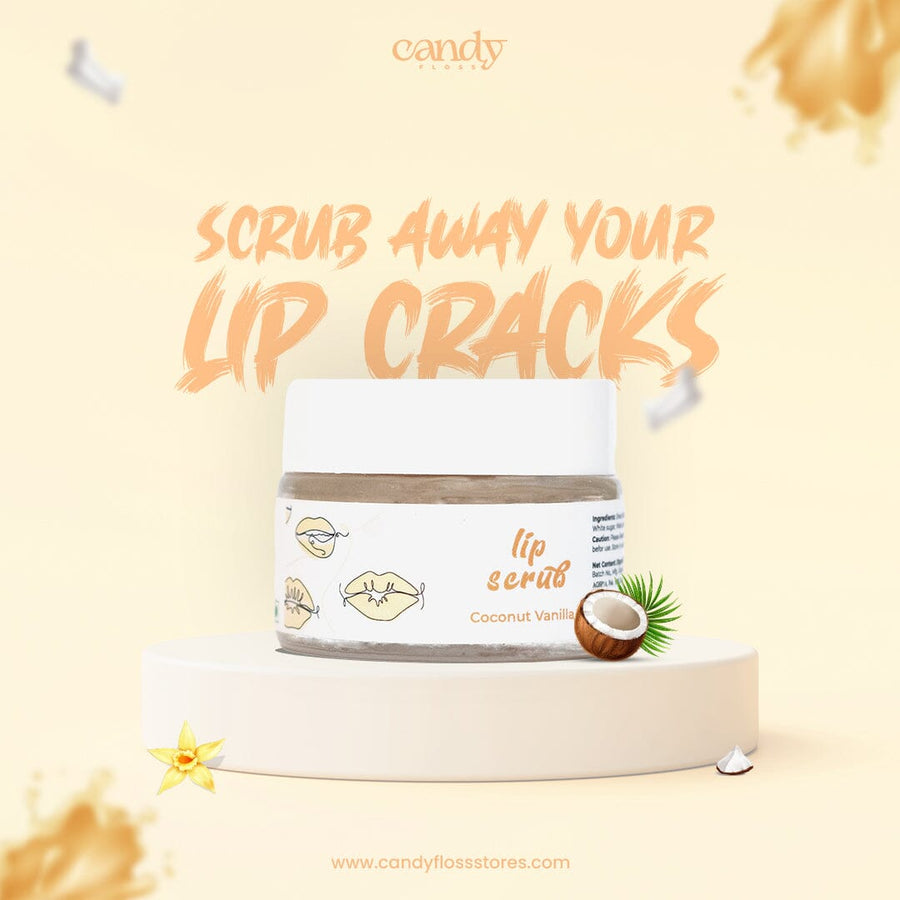 Candy Lip Scrub - Coconut Vanilla (20gm) Lip Scrub