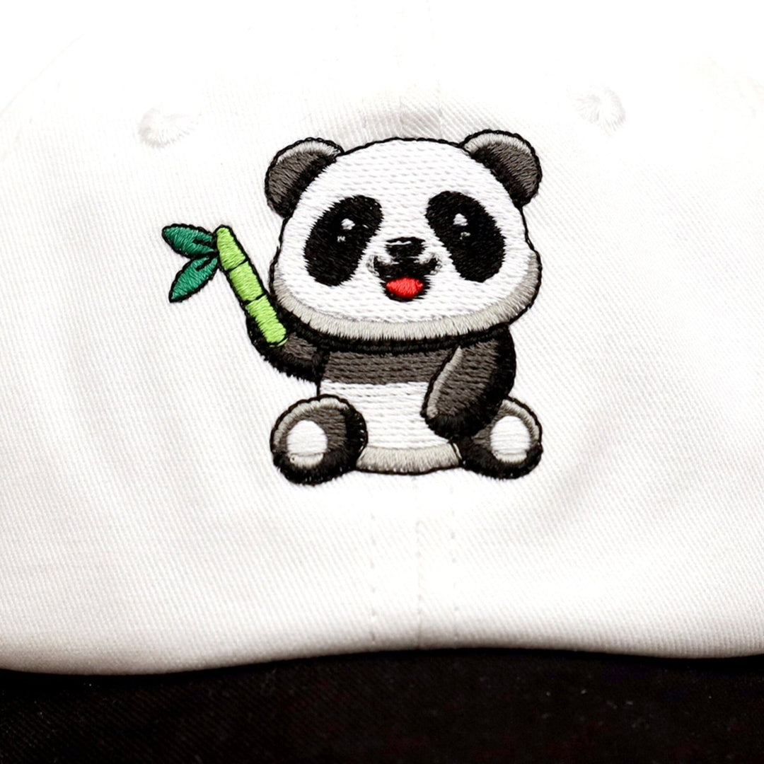 Candy Panda Baseball Cap - Black & White Caps