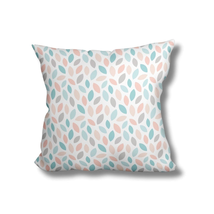 Candy Pastel Leaves Print Cushion Cushion