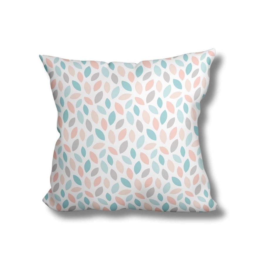 Candy Pastel Leaves Print Cushion Cushion