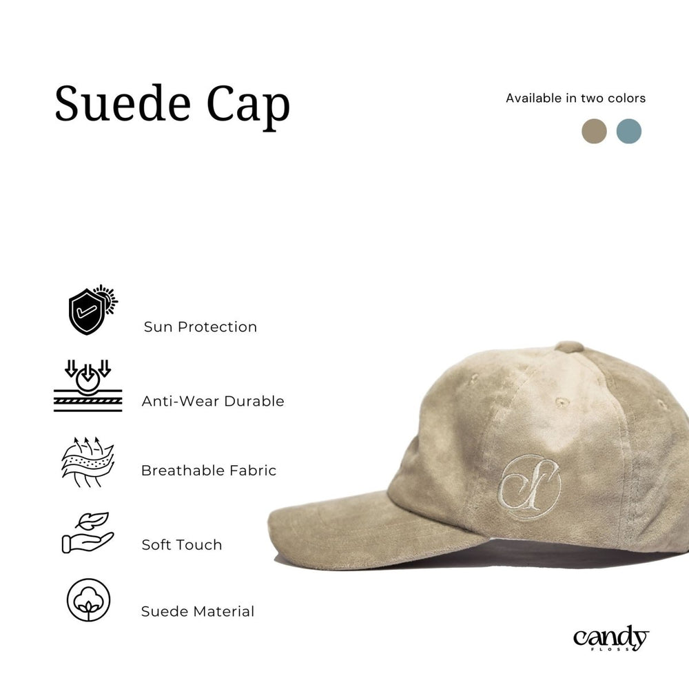 Candy Suede Baseball Cap - Light Brown Caps
