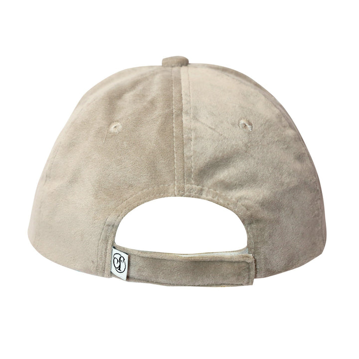 Candy Suede Baseball Cap - Light Grey caps CandyFlossstores 