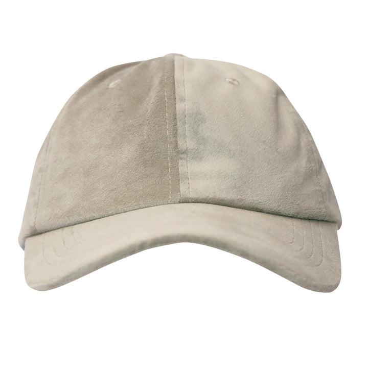 Candy Suede Baseball Cap - Light Grey caps CandyFlossstores 