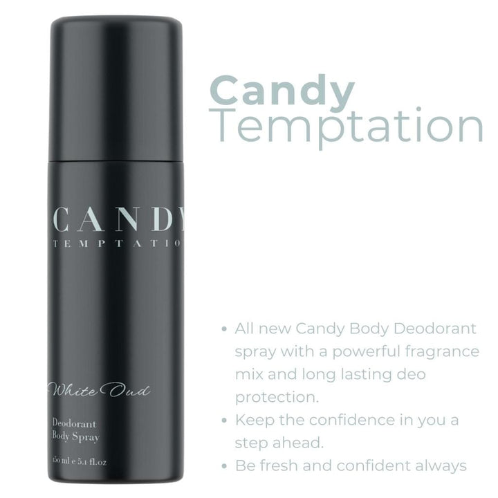 Candy Temptation Deodorant - White oud deodorant CandyFlossstores 