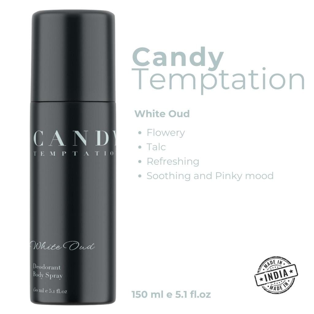 Candy Temptation Deodorant - White oud deodorant CandyFlossstores 