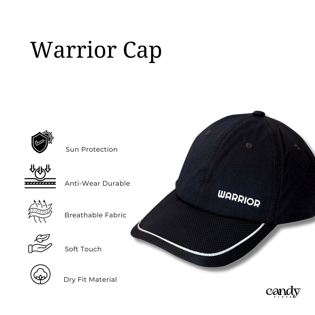 Candy Warrior Baseball Cap (Dry-Fit) caps CandyFlossstores 