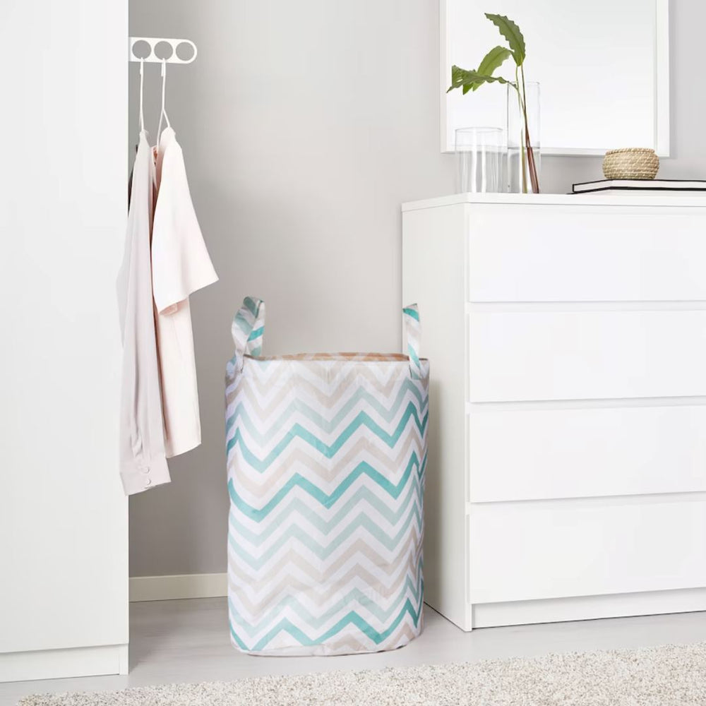 Candy Waves - Folding Laundry Basket Laundry Bags