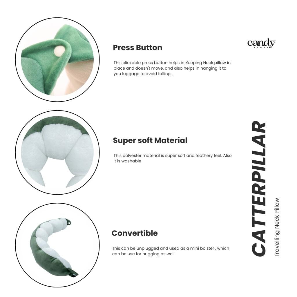Caterpillar Neck Pillow Neck Pillow