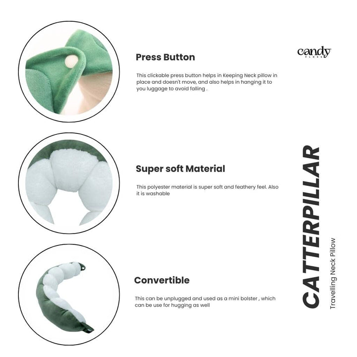 Caterpillar Neck Pillow Neck Pillow