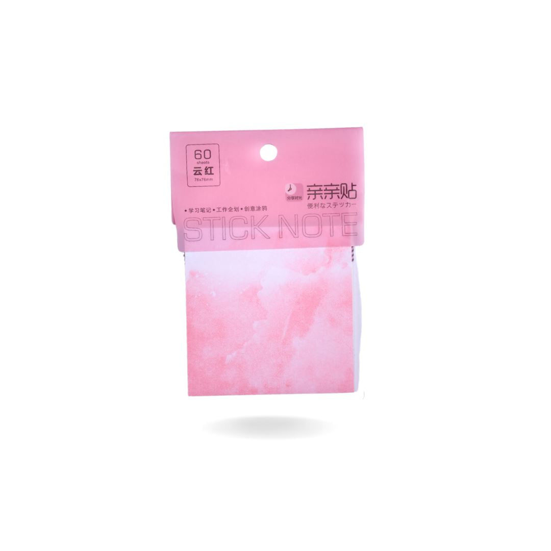CLOUDY STICKY NOTE Stationery CandyFlossstores PINK 