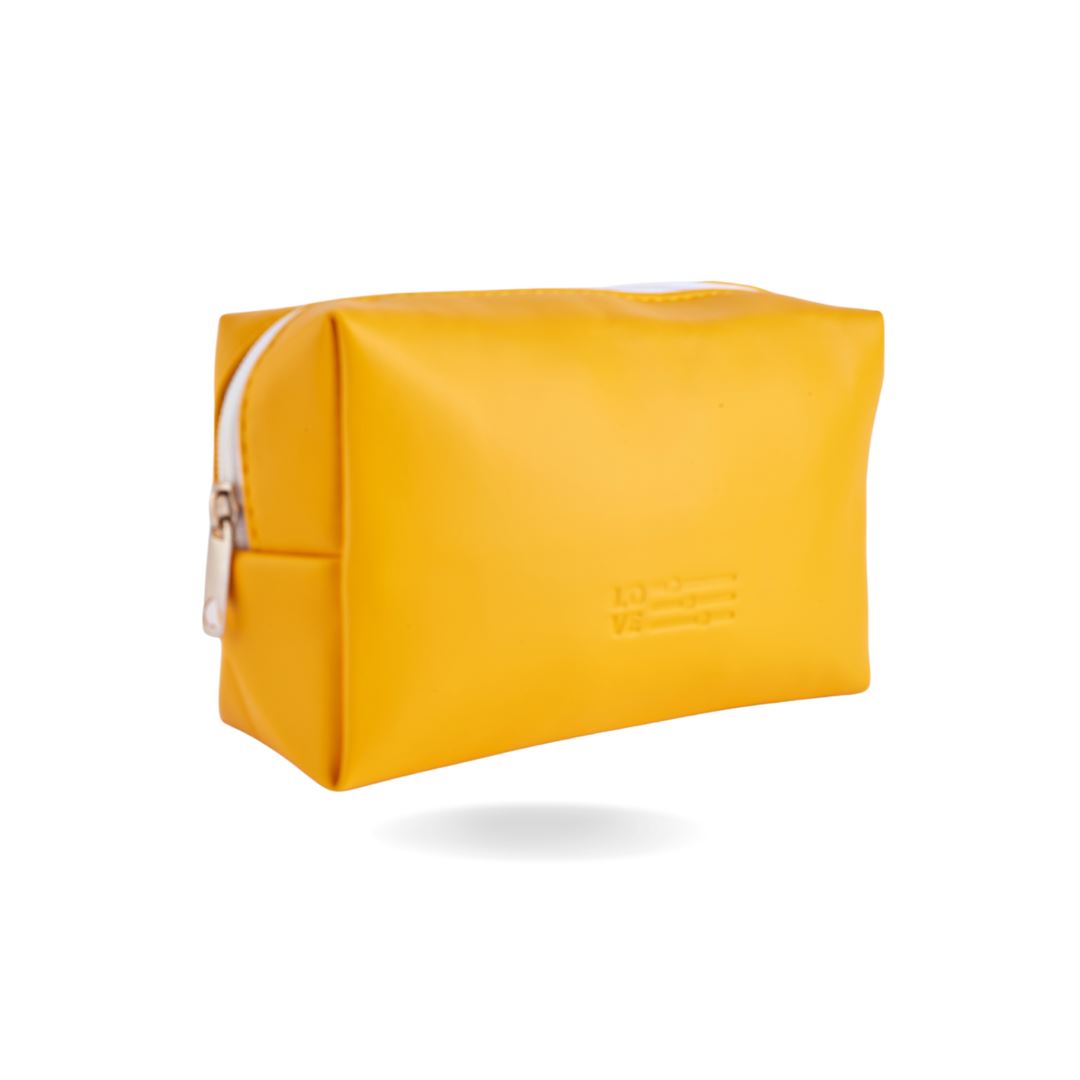 COSMETIC TRAVEL POUCH Cosmetics CandyFlossstores YELLOW 