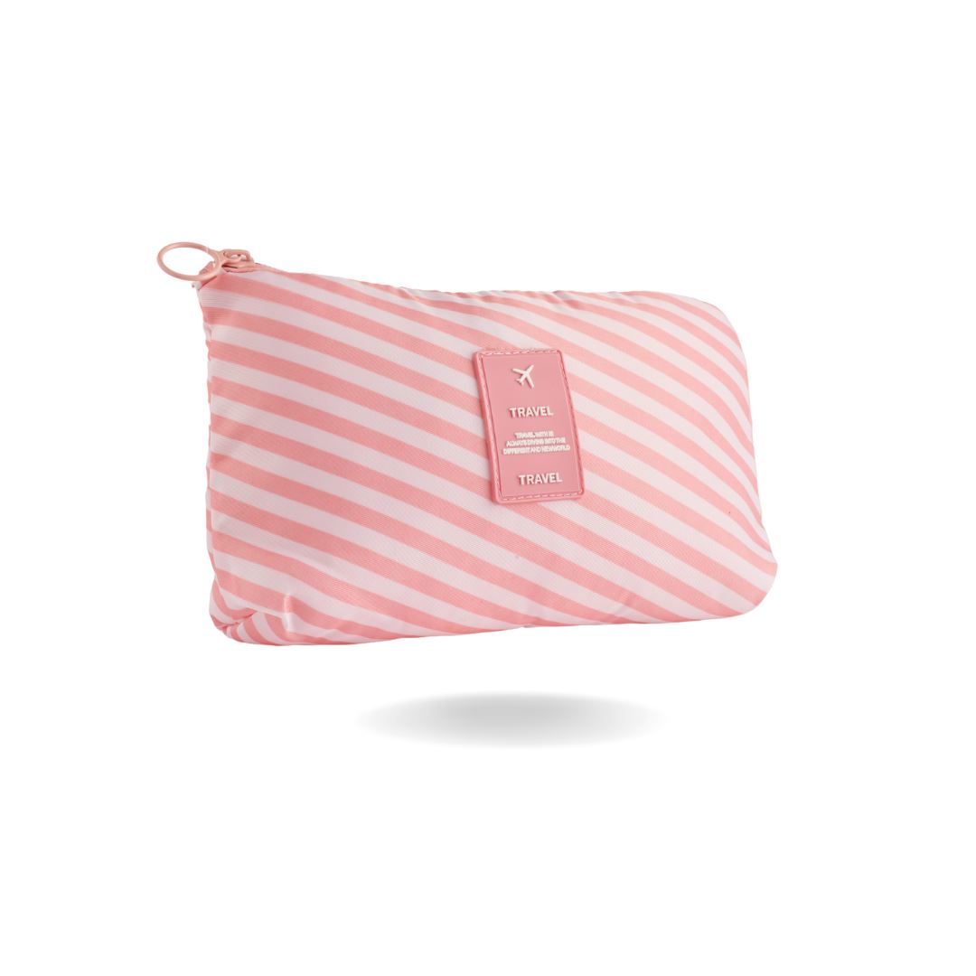 COSMETIC TRAVEL POUCH Travel Pouches CandyFlossstores PINK 
