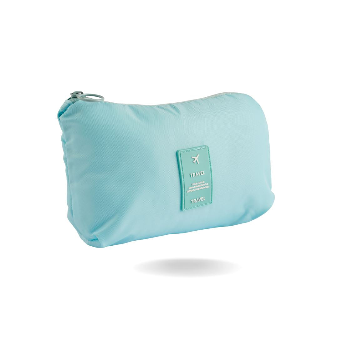 COSMETIC TRAVEL POUCH Travel Pouches CandyFlossstores SKY BLUE 