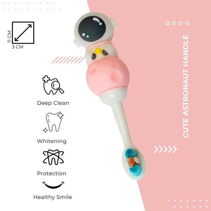 Cute Astronaut Handle Soft Kids Toothbrush Toothbrush