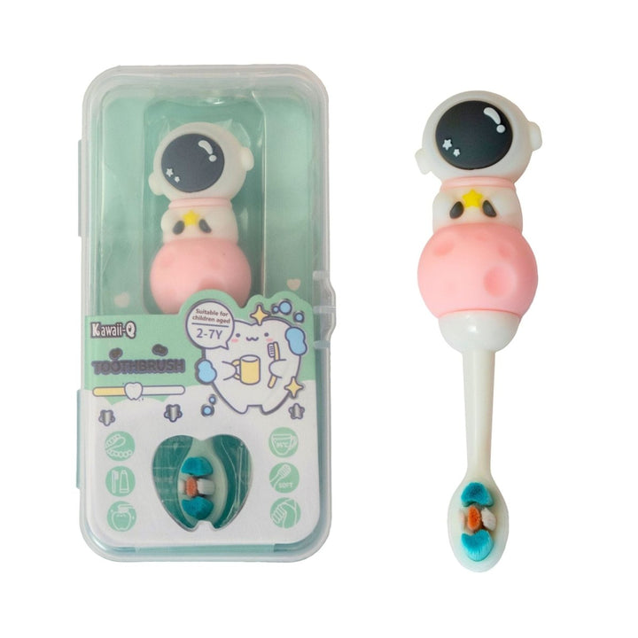 Cute Astronaut Handle Soft Kids Toothbrush Toothbrush