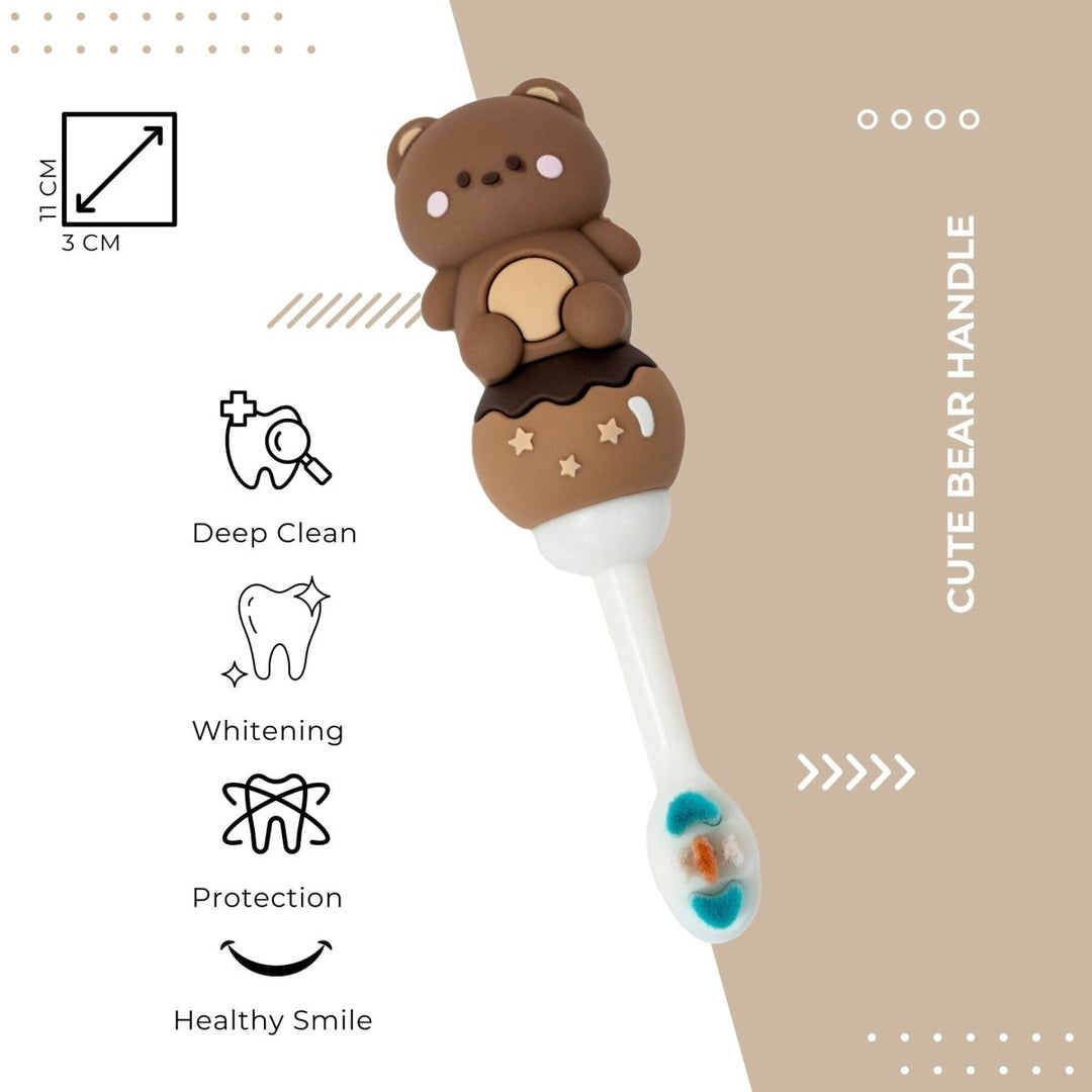 Cute Bear Handle Soft Kids Toothbrush Toothbrush