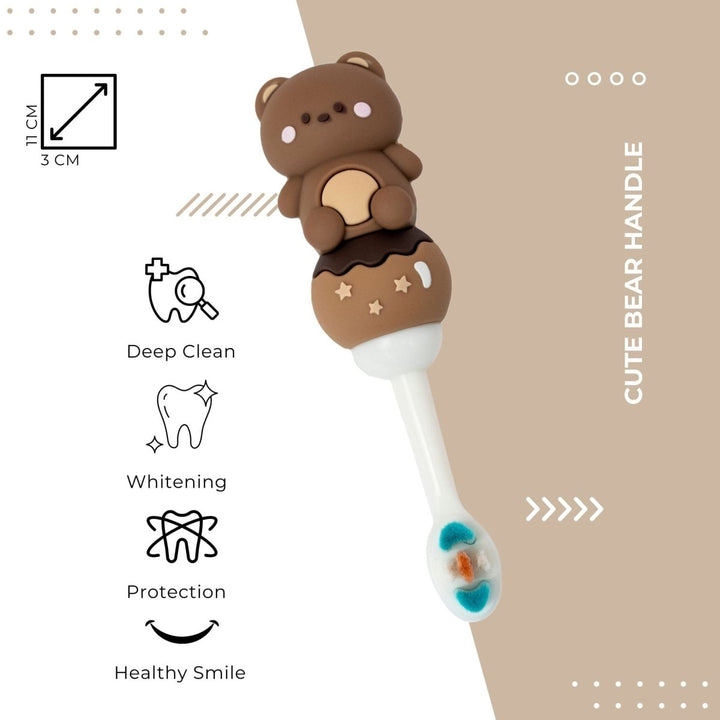 Cute Bear Handle Soft Kids Toothbrush Toothbrush