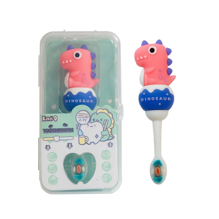 Cute Dinosaurs Handle Soft Kids Toothbrush Toothbrushes CandyFlossstores 