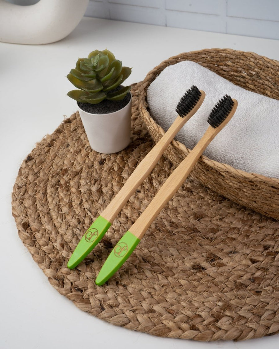 Eco Friendly Fungus Free Bamboo Toothbrush (Set of 2) Toothbrush