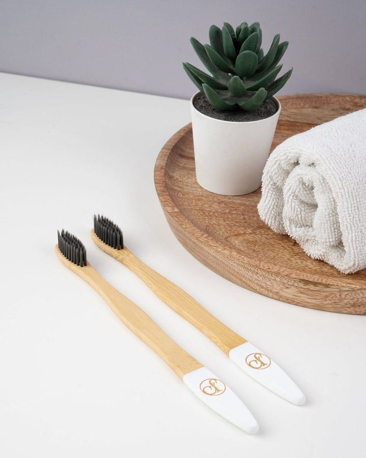 Eco Friendly Fungus Free Bamboo Toothbrush (Set of 2) Toothbrush