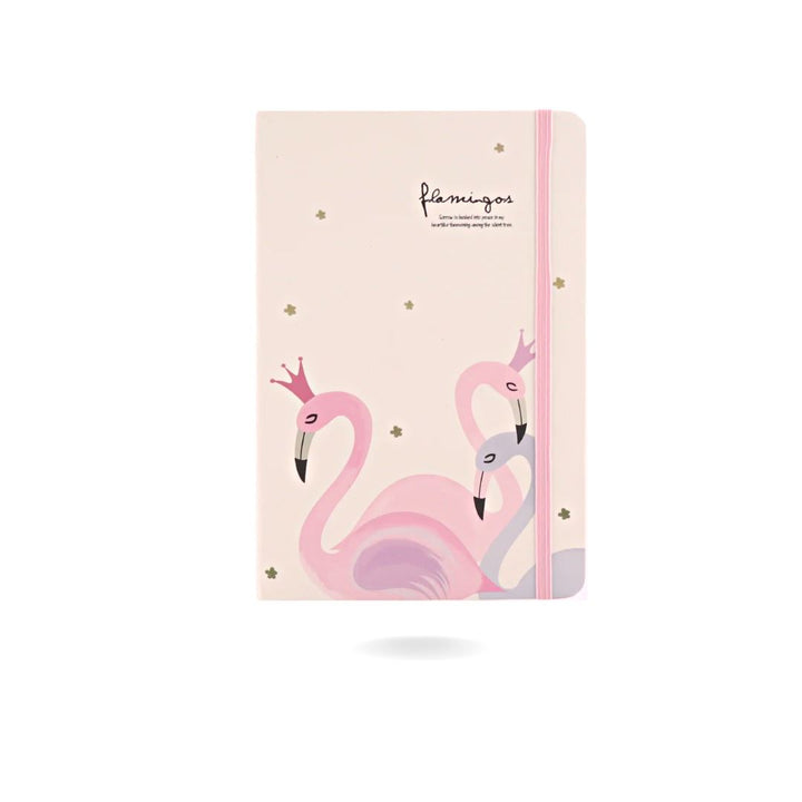 FLAMINGO DIARY Stationery CandyFlossstores QUEEN FLAMINGO A5 