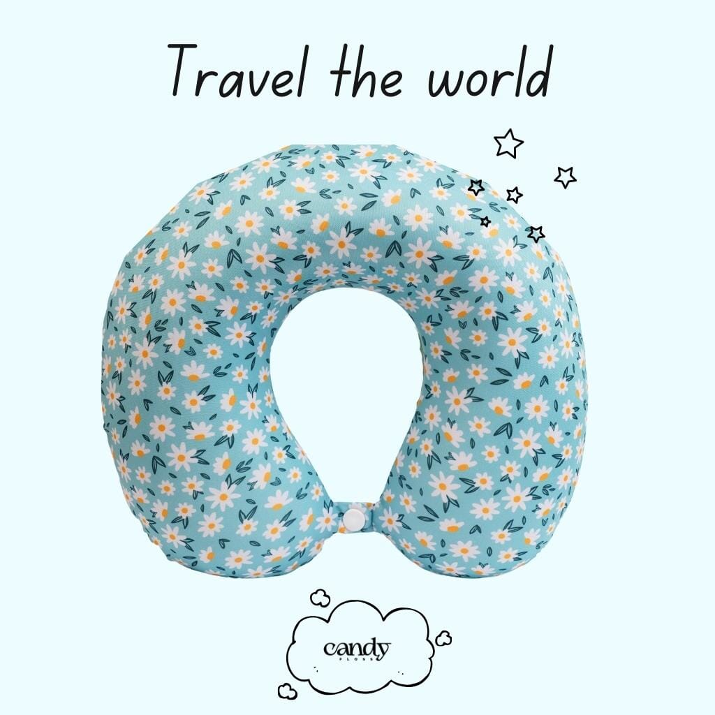 Flora Travelling Neck Pillow Neck pillow CandyFlossstores 