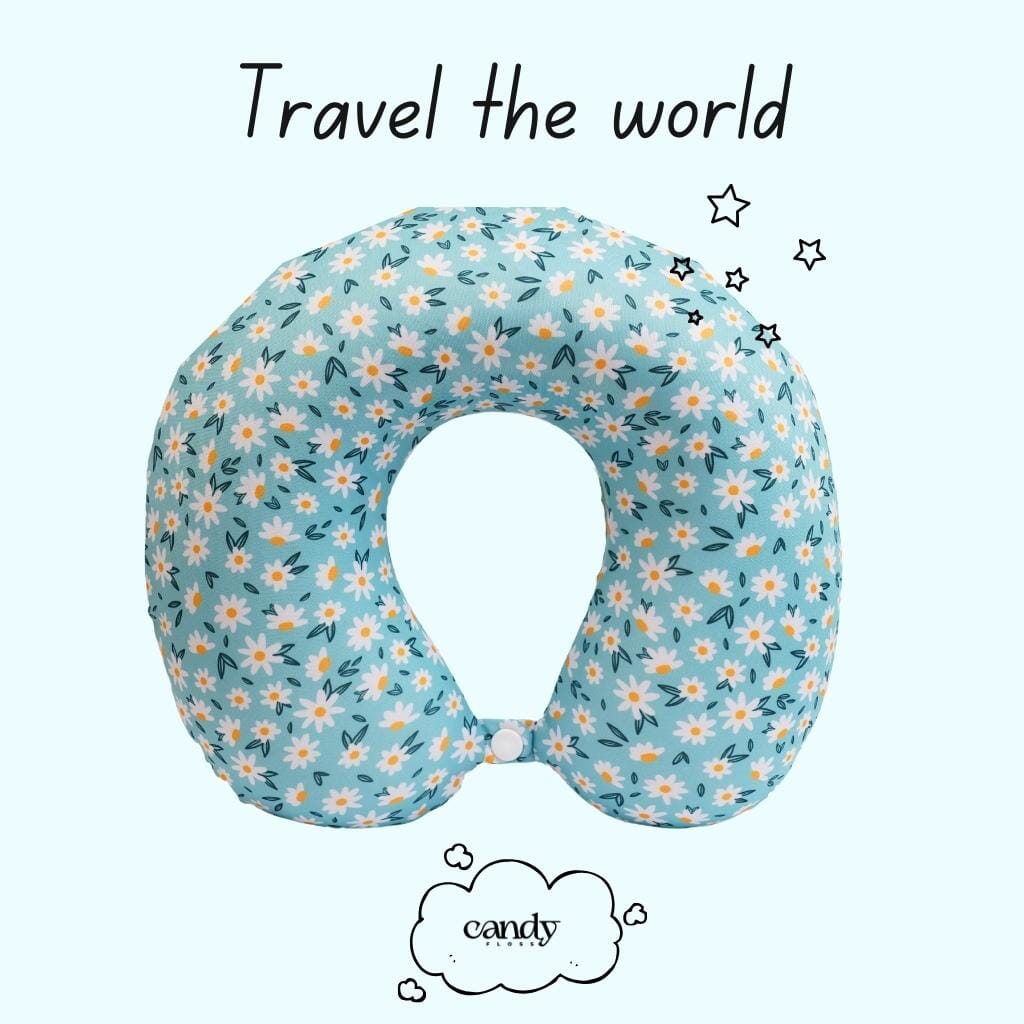 Floral Escape Memory Foam Neck Pillow! Neck Pillow