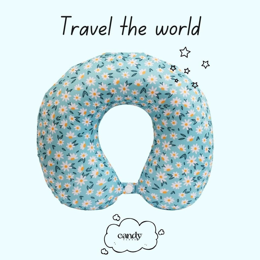 Floral Escape Memory Foam Neck Pillow! Neck Pillow