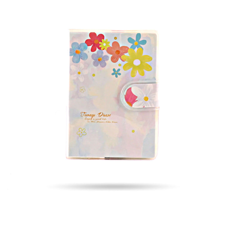 FLORAL MINI DIARY Books CandyFlossstores DREAM WHITE A7 