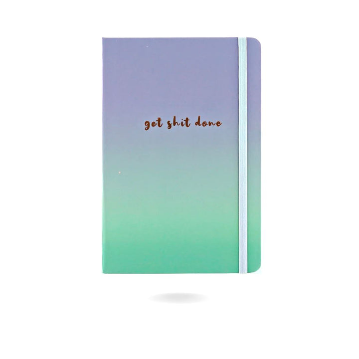 GET SHIT DONE DIARY Stationery CandyFlossstores PURPLE GREEN GET SHIT DONE A5 