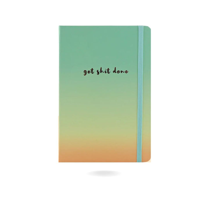 GET SHIT DONE DIARY Stationery CandyFlossstores SEA GREEN GET SHIT DONE A5 