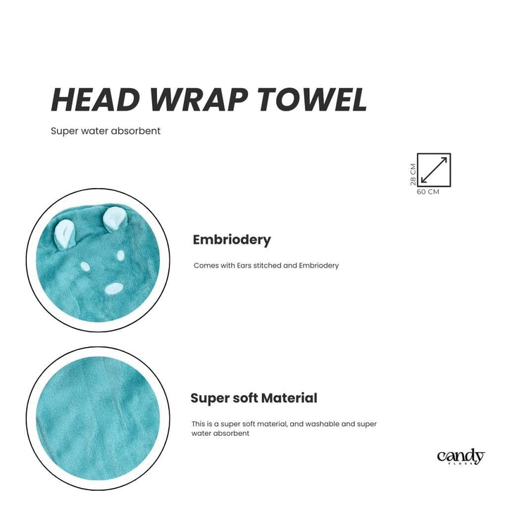 Hair Drying Towel hair drying towel CandyFlossstores 