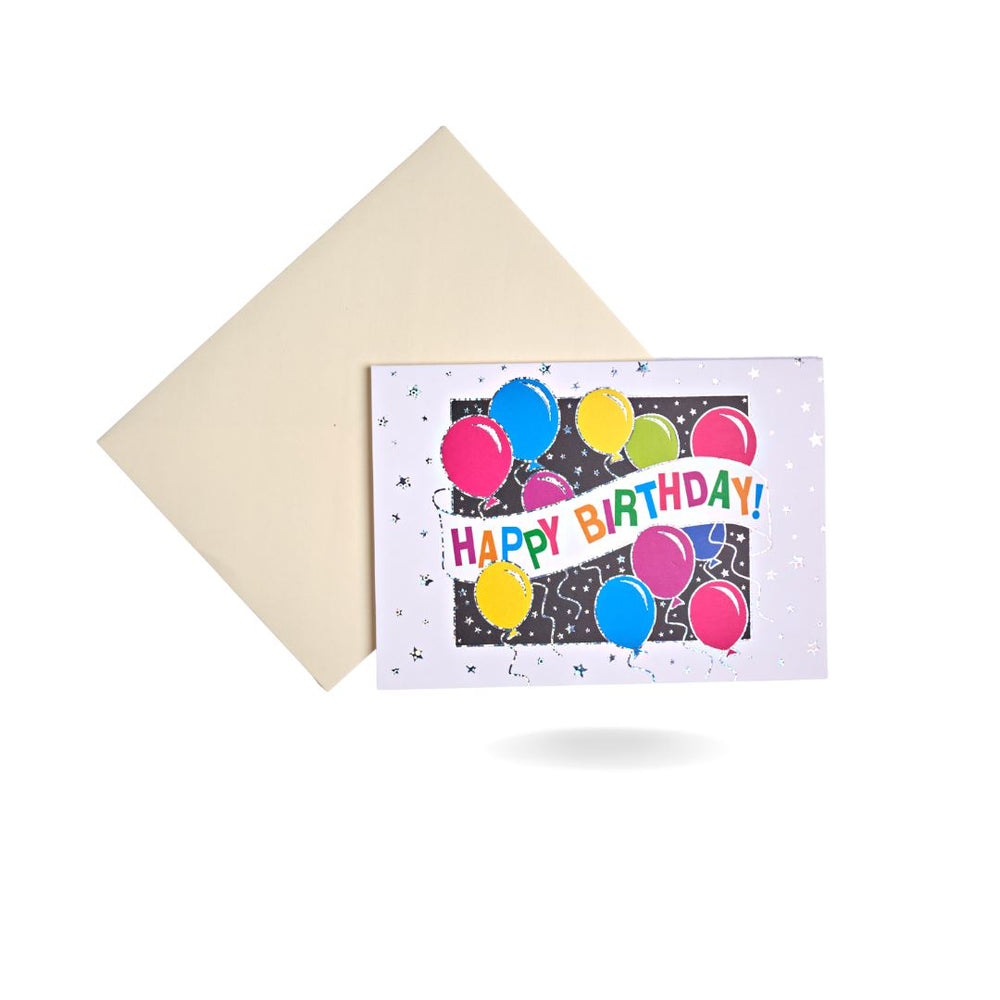 HAPPY BIRTHDAY CARD Stationery CandyFlossstores COLOURFUL 