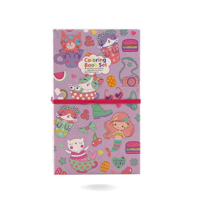 Jumbo colour Book and pencil Diary
