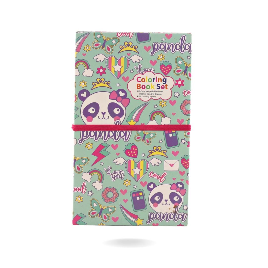 Jumbo colour Book and pencil Diary