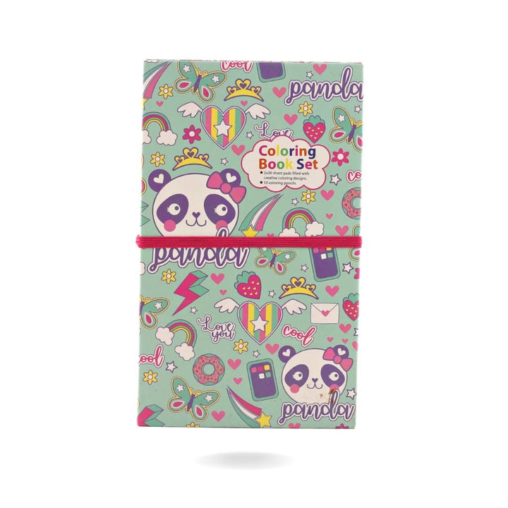 Jumbo colour Book and pencil Diary
