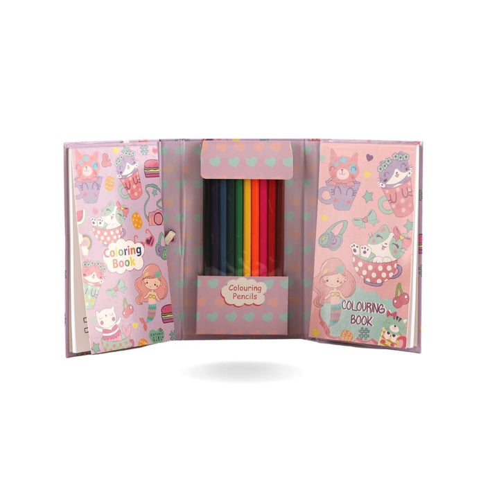 Jumbo colour Book and pencil Diary