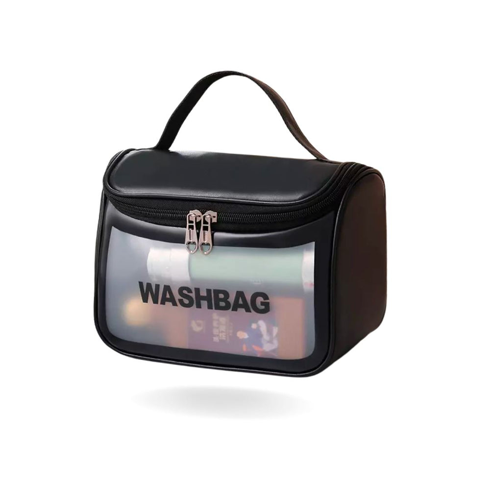LARGE WASH BAGS Cosmetics CandyFlossstores BLACK 