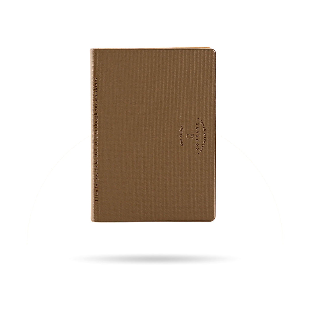 LEATHERETTE BACK A3 NOTE BOOK Stationery CandyFlossstores BROWN 