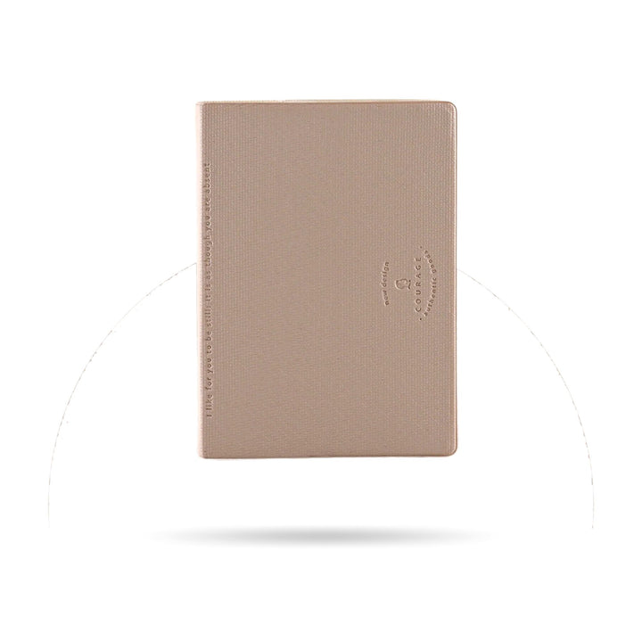 LEATHERETTE BACK A3 NOTE BOOK Stationery CandyFlossstores CREAM 