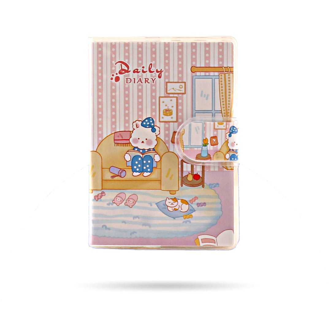 LITTLE TEDDY DIARY Stationery CandyFlossstores READING TEDDY A7 
