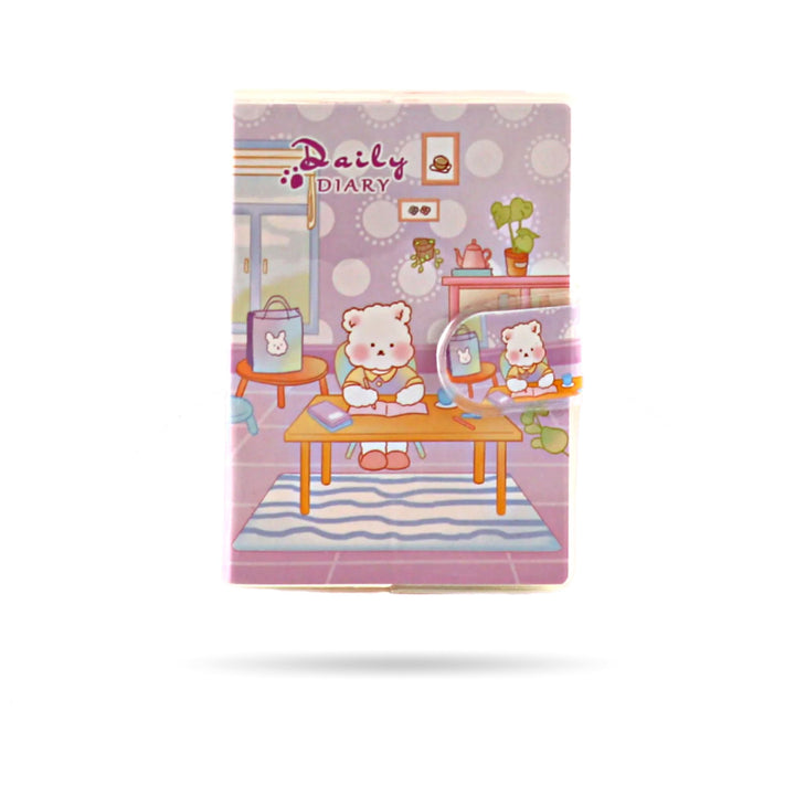 LITTLE TEDDY DIARY Stationery CandyFlossstores STUDING TEDDY A7 