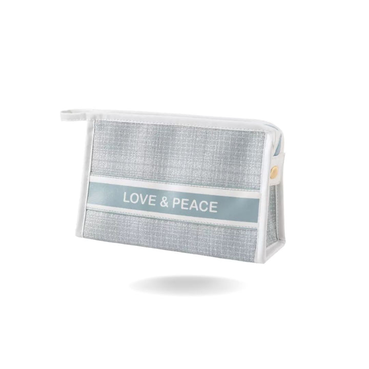 LOVE & PEACE COSMETIC POUCH Cosmetics CandyFlossstores BLUE 