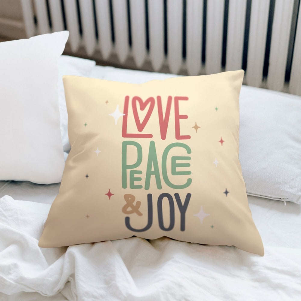 Love Peace & Joy Cushion Cushion