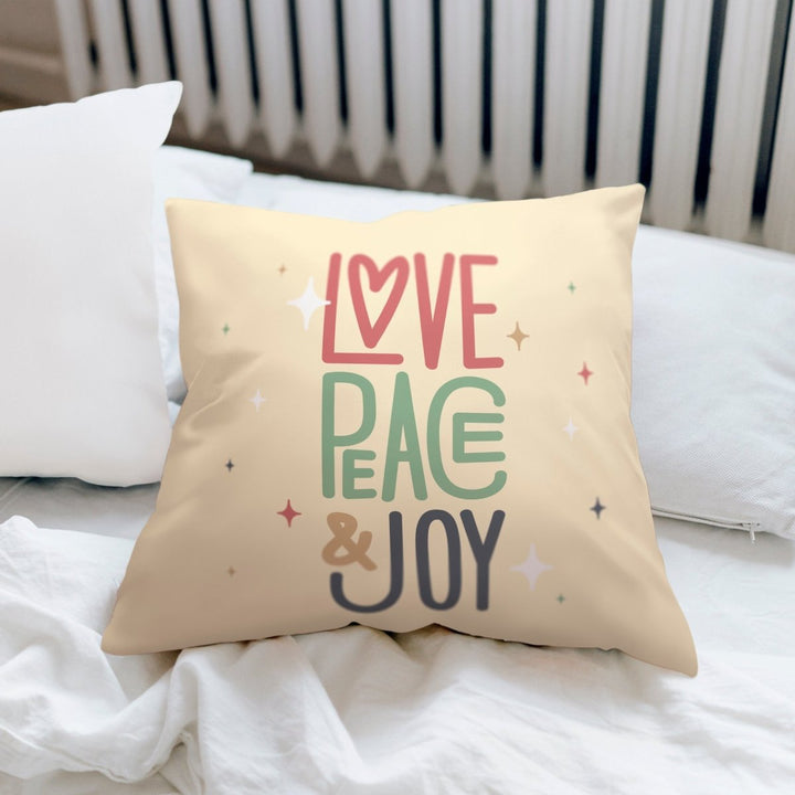 Love Peace & Joy Cushion Cushion