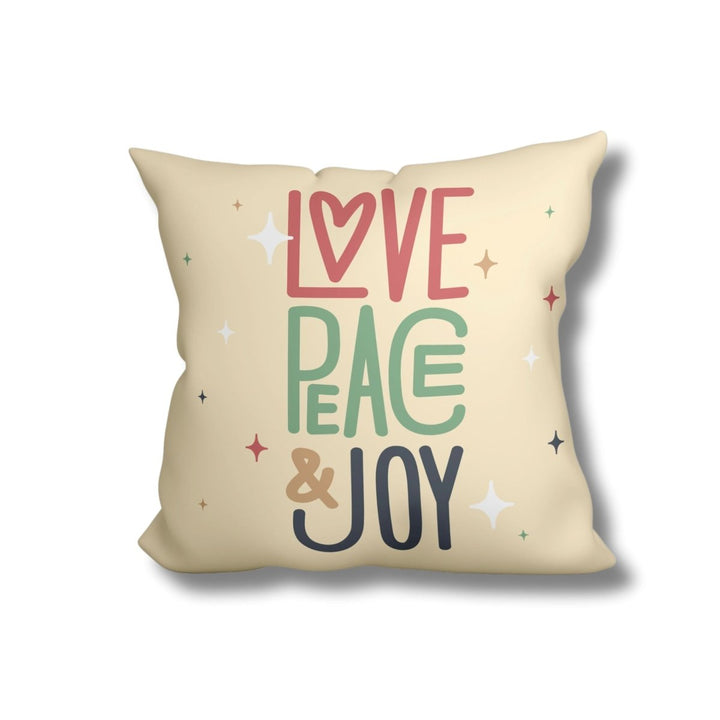 Love Peace & Joy Cushion Cushion