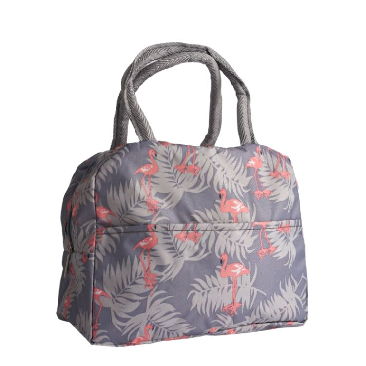 LUNCH BAGS Lunch Boxes & Totes CandyFlossstores GREY FLAMINGO 