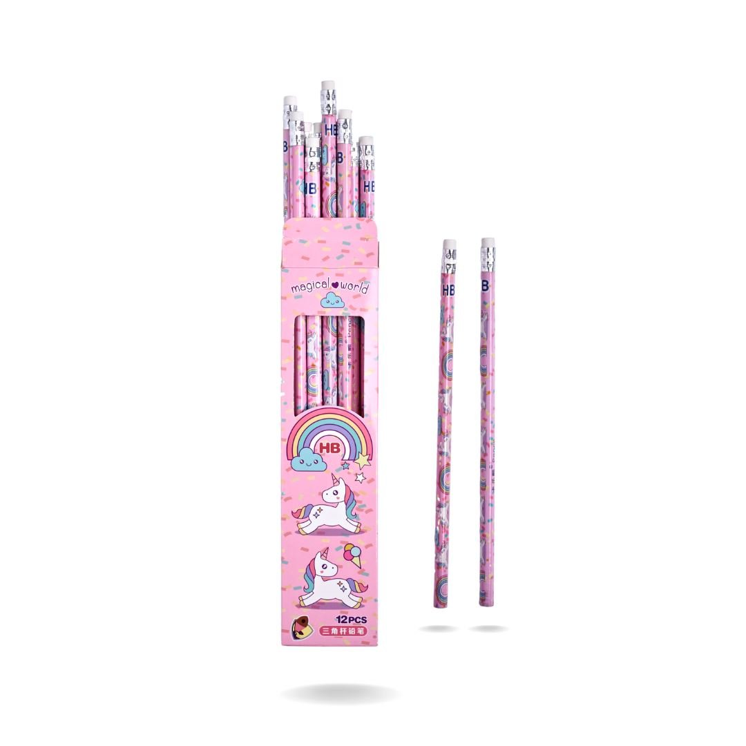 MAGICAL WORLD PENCIL SET - 12 CP Pencil