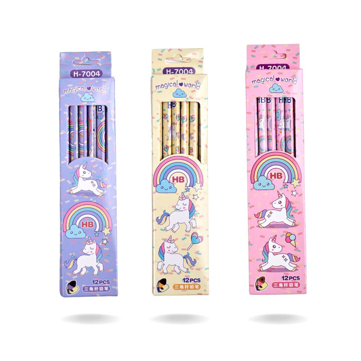 MAGICAL WORLD PENCIL SET - 12 CP Stationery CandyFlossstores 